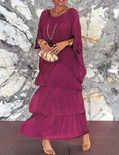 ELEGANTE ABITO MAXI FLUIDO