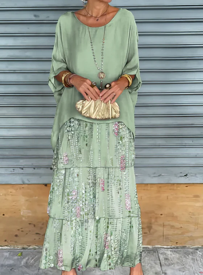 ELEGANTE ABITO MAXI FLUIDO